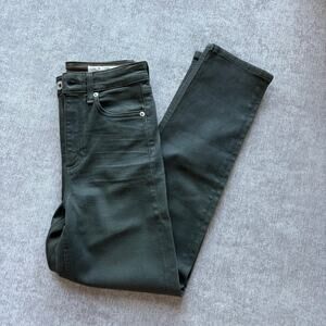 Rag and Bone Coated Olive Jeans